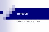 Tema 8: Memorias RAM y CAM.