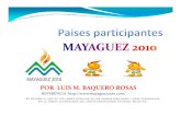 Paises Participantes Mayaguez 2010.