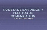 puertos de comunicación y tarjetas de expansión