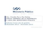 Fiscal General presentó informe de tercer año de gestión