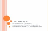 Diccionario en la Reforma