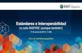 eSeminar Esri España: Estándares e Interoperabilidad, no solo INSPIRE