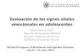 Evaluación de los signos vitales emocionales en adolescentes de Lima Metropolitana