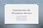 Instalación de windows server