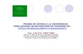 Prueba de acceso a la universidad andaluza (selectividad 2010)