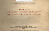 MARIO GONGORA:"ORIGEN DE LOS INQUILINOS DEL CHILE CENTRAL"