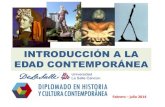 Diplomado en Historia y Cultura Contemporánea 1. Introducción