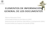 Elementos de información general de los documentos
