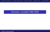Economía y sociedad. España (1800-1939)