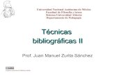 Técnicas Bibliográficas II