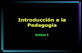 Introduccion Pedagogia