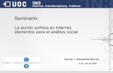 La acción política en Internet, elementos para el análisis social