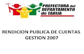 Rendicion Publica De Cuentas 2007 1