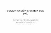 Comunicación efectiva con pnl