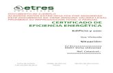 Ejemplo Certificado Energético ETRES Consultores