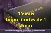 Temas importantes de 1 Juan