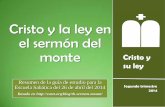 Cristo y la ley en el sermón del monte