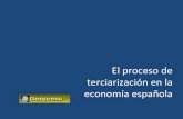La terciarización económica en España