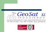 Presentación Geosat s,l.