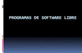 Programas de software libre