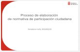 Proceso de elaboración de normativa de participación ciudadana-Elizondo 20130225