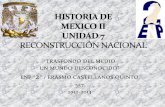 UNIDAD 7: RECONSTRUCCION NACIONAL 1920-1940