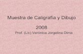 Muestra De CaligrafíA Y Dibujo 2008