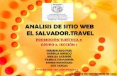 Analisis de sitio web elsalvador.travel