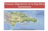 Procesos migratorios en la República Dominicana