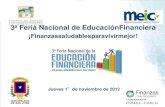 Presentación 3a feria nacional de la educación financiera