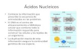 Acidos nucleicos, cromosomas y herencia