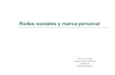 La Marca Personal a través de las Redes Sociales (CM Miraflores)- 7 abril 2011