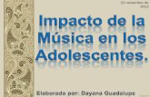 Impacto de la Música en los Adolescentes.