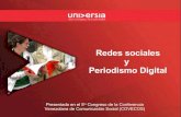 Redes sociales y Periodismo digital en Universia