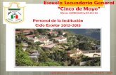 Presentación - Personal Ciclo Escolar 2012-2013