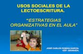 USOS SOCIALES DE LA LECTOESCRITURA.