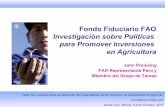 Fondo Fiduciario FAOInvestigación sobre Políticas para Promover Inversiones en Agricultura