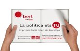 #partitobertbcn Presentació partit obert barcelona