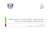 Wikis para la educacion presencial