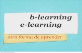 b-learning  y e- learning