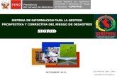 Sistema de Información para la Gestión del Riesgo de Desastres (SIGRID), Aleksandr López Juárez - CENEPRED, Perú