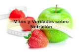 Mitos y verdades sobre nutrici+¦n