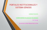 Portal institucional y genesis