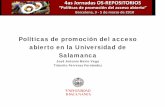 Políticas de promoción del acceso abierto en la Universidad de Salamanca
