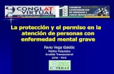 Protección y permiso en enfermedad mental grave - Favio Vega - 2° conglat virtual