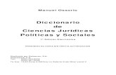 Diccionario de ciencias jurídicas políticas y sociales   manuel ossorio