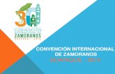 Convención Internacional de Zamoranos 2014