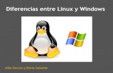 Diferencias entre linux y windows