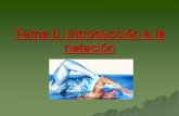 Natacion tema 0. introducción. aspectos generales de la natación
