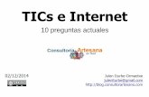 TICs e Internet - 10 preguntas actuales